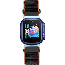 Prime Gt5 Pro 42MM ile Uyumlu Cns Krd-03 Çocuklara Özel Hasır Kordon - Koyu Yeşil-Mor