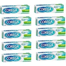Prime Corega Süper Diş Protezi Yapıştırıcı Naneli Krem 40 gr 12 Adet