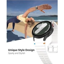 Prime - ile Uyumlu 10/11 42MM-38/40/41MM Kordon Dekoratif Örgü Çizgili Spor Silikon Kayış 2/3/4/5/6/se/7/8/