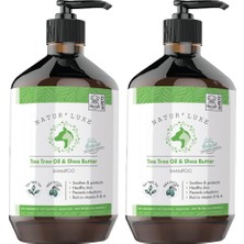 Prime Naturluxe Dog Shampoo Tea Tree & Shea Butter 500ML (2 Paketi)
