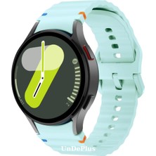 Prime - ile Uyumlu Gt Gt2 Gt3 Gt4 42MM/HONOR 2 20MM Kordon Dekoratif Örgü Çizgili Spor Silikon Kayış - Yeşil 2