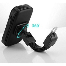 Prime Motosiklet Bisiklet Telefon Tutucu Suya Dayanıklı Large Ayna Bağlantılı