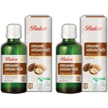 Prime Balen Organik Argan Yağı (Soğuk Pres) (2 Paketi)