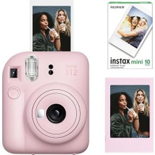Prime Mini 12 Pembe Fotoğraf Makinesi-Çerçeve ve 10'lu Mini Film Seti