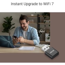 Prime USB-BE92 Nano Wifi7 BE6500 Tri-Band USB Adaptör