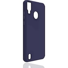 Prime P13 Blue ile Uyumlu Kılıf Biye Yumuşak Silikon Lacivert