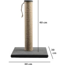 Prime Kedi Tırmalama Tahtası 40 cm (Gri)