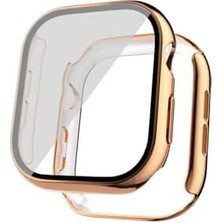 Prime - ile Uyumlu 10/11 Serisi 46MM Electroplatink Çerçeveli Parlak Kenarlı Ekran Koruyuculu Sert Kasa Kor