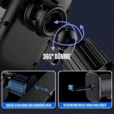 Prime Airwent Ultra Güçlü 360 Döner Klipsli Havalandırma Araç Içi Telefon Tutucu Araç Tutucu