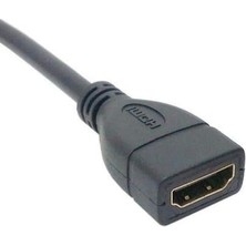 Prime 4666 HDMI Dişi Erkek Uzatma 90 Derece Dirsek Kablosu 0.5 Metre