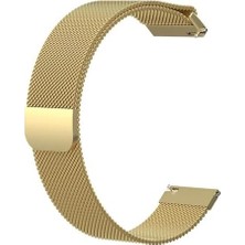 Prime Gt6 41 mm / Gt5 Pro 42 mm / Gt5 41MM / Gt4 41 mm ile Uyumlu 18 mm Paslanmaz Çelik Milanese Hasır Kordon – Manyetik Tokalı, Ayarlanabilir Metal Saat Kayışı