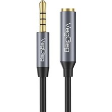 Prime 3.5mm Trss Aux Kulaklık Mikrofon Ses Uzatma Kablosu 2 Metre