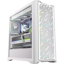 Prime Bitfenix Sepii 750W 80+ Bronze Psu 4X120MM Frgb Fan Atx Temperli Cam Beyaz Gaming (Oyuncu) Kasa