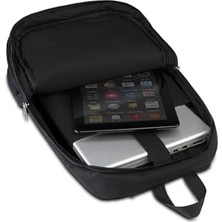 Prime PR-R300 Modena 15.6'' Wtx Pro Su Geçirmez Kumaş, Mac Air Laptop Sırtçantası-Siyah