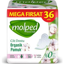 Prime Molped Pure&soft Ultra Hijyenik Ped Uzun Fırsat 36 Adet