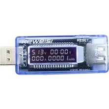 Prime Keweısı USB Akım ve Voltaj Ölçer V20