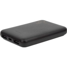 Prime ZR-PW04 LED Işıklı Taşınabilir Powerbank 5000 Mah (Siyah)