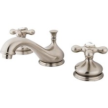 Prime Pirinç KS1168AX 20,3 cm 18 Inç Breitgefaechert Wc Musluk – Saten Nikel