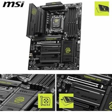 Prime Msı MB Mag B850 Tomahawk Max Wıfı Am5 Ddr5 8400MHZ(OC) HDMI 4x M.2 USB 10GBS 5g Lan Wı-Fı 7 Atx