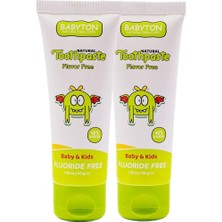 Prime Babyton Doğal Aromasız Diş Macunu 2'li Set 50 gr