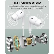 Prime ® Type-C Kablolu Kulaklık – Mikrofonlu, 45° Ergonomik Tasarım, Hi-Fi Ses, Bas Güçlü, Tüm Type-C Telefonlarla Uyumlu (Silikonlu)