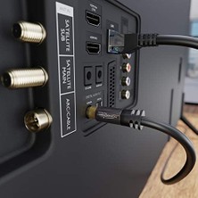 Prime – 3m – Cinch Derin Bas Hoparlör Kablosu, 1x1 Cinch/rca, Ses/dijital/video (Koaksiyel Kablo, Rca Fişi/fiş, Amplifikatör/hifi, Ses Sinyali Veya Kompozit Video Için, 75 Ohm, Siyah)