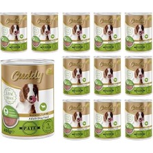 Prime Cuddy Yetişkin Köpek Kuzulu Pate 400 gr x 12 Adet