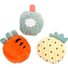 Prime Peluş Doldurulmuş Meyve Kedi Oyuncağı 8 cm