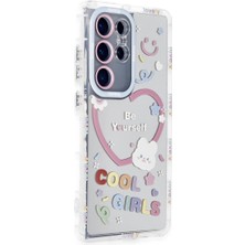 Canarino Samsung Galaxy S24 Ultra Kılıf Reflexion Desenli Kapak - Desen 1