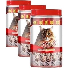 Prime Eurogold Cat Sıvı Kedi Ödülü Dana-Tavuk Et 30X15 gr (3 Paketi)