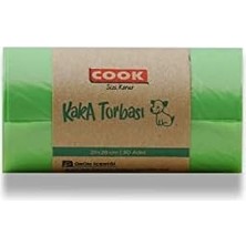 Prime Kaka Torbası, 30 Yaprak, Elma Kokulu, Yeşil