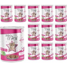 Prime Prostar Yavru Kedi Tavuklu Pate 400 gr x 12 Adet