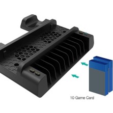 Prime Ps4 Pro ve Slim Için Fanlı Dikey Soğutucu ve Kol Şarj Edici Organizatör Stand TP4-882