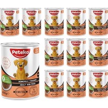 Prime Yetişkin Köpek Somonlu ve Jöleli Konserve Mama 400 gr x 12 Adet