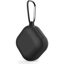 Prime Galaxy Buds Core Ile Uyumlu Silikon Renkli Kılıf (Siyah)