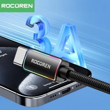 Prime Type-C To Usb-A Rgb Aydınlatmalı 3A Hızlı Şarj ve Data Kablosu 2 Metre