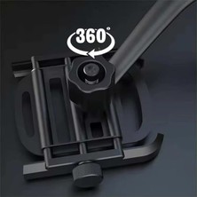 Prime Motor Motosiklet Telefon Ayna Tutucu Tamamı Alüminyum Metal Kasa