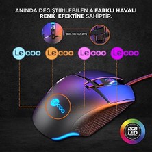 Prime MG1101 Kablolu 6400DPI 8 Tuşlu Rgb LED Aydınlatmalı Gaming Optik Mouse Siyah