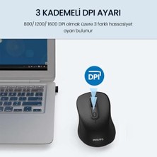 Prime SPK7538 Kablosuz Bluetooth 1600DPI 5 Tuşlu Optik Mouse Siyah