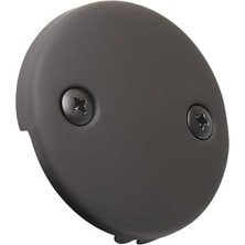 Prime DTT105 Küvet Taşma Plakası, Yağ Ovuşturulmuş Bronz, Yağlı Bronz 3,19 x 3,19 x 2,31