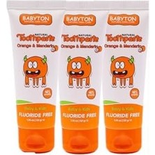 Prime Babyton Doğal Portakal&mandalina Diş Macunu 3'lü Set 50 gr