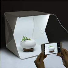 Prime Ürün Çekim Çadırı Mini Fon Fotoğraf Stüdyosu Ledli Işık Perdesi