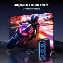 Prime 4K@60Hz Displayport HDMI Kablosu Tek Yönlü Dp 1.2 - HDMI 2.0 Kablosu Hdr Aktif Alüminyum Örgülü Dp'den Hdmı'ya Dönüştürücü Çoklu Ekran Için Monitör, Projektör,, (1m) ile Uyumlu
