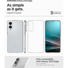 Prime Galaxy S25 Edge ile Uyumlu Ince Kılıf Crystal Sararmaya Dayanıklı Duraclear™ Hava Kanalı Teknolojisi™ Askeri Sınıf Koruma Crystal Clear Şeffaf Kapak - ACS09425