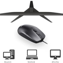 Prime SPK7247 USB Kablolu 1200DPI 3 Tuşlu Optik Mouse Siyah