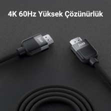 Prime 4K 60Hz 18GBPS Hdr Arc Hdcp Destekli HDMI 2.0 Örgülü Kablo 2 Metre