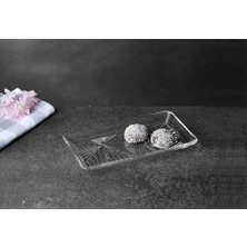 Prime Madlen Dikdörtgen Tatlı Tabağı - 2'li - 22CMX12CM