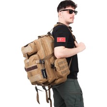 Kordak Tactical 42 Lt Yan Cepli Outdoor Bej Tactical Sırt Çantası