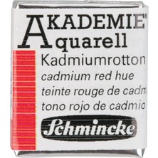 Prime Akademie Aquarell Yarım Tablet Sulu Boya 332 Cadmium Red