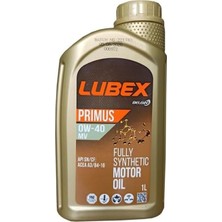 Prime Mv 0W-40 1 Lt Tam Sentetik Motor Yağı